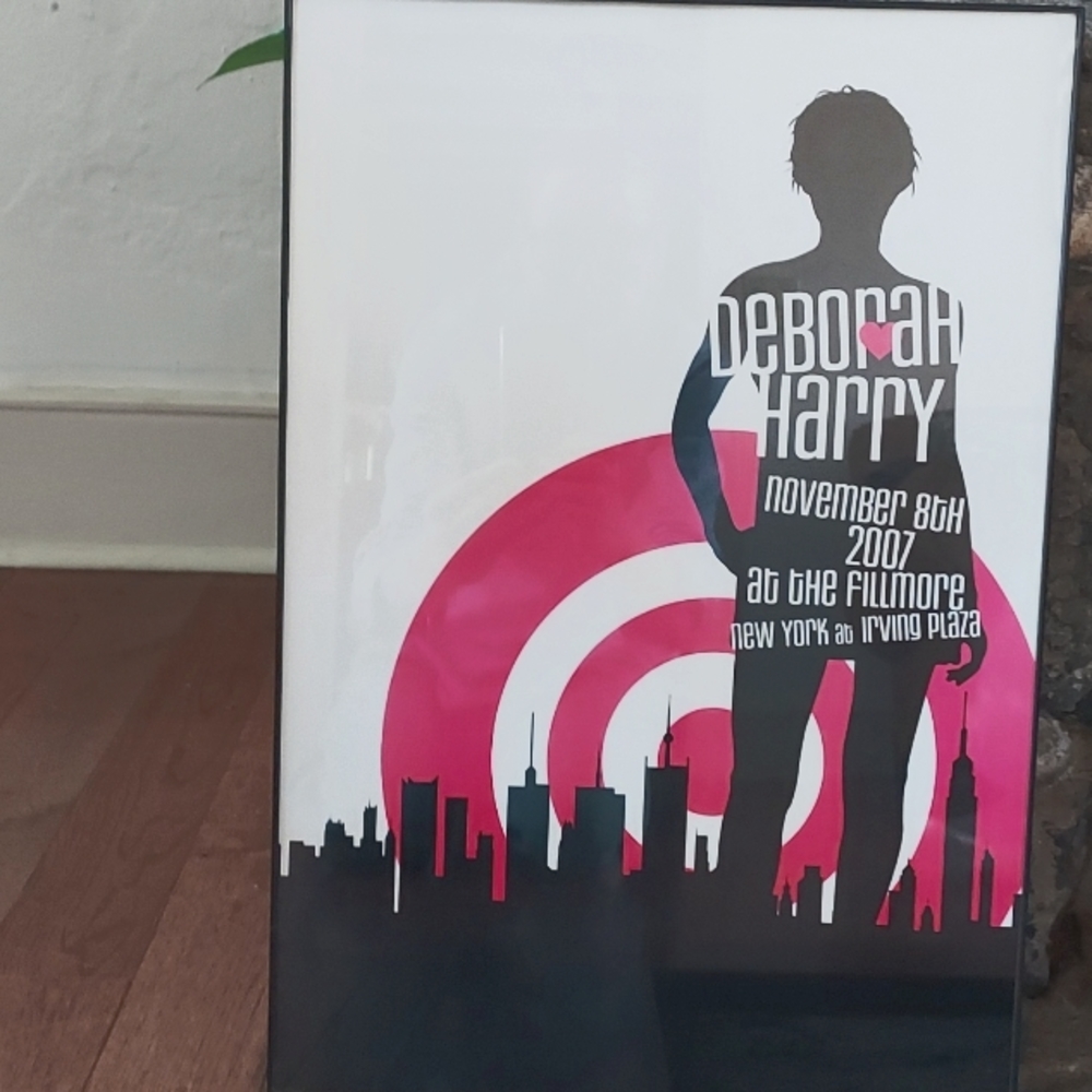 Original Concert Poster Debbie Harry at the Filmore